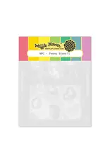 WAFFLE FLOWER WAFFLE FLOWER NESTING POSTAGE COLLAGE PEONY STENCIL SET