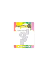 WAFFLE FLOWER WAFFLE FLOWER OVERLAPPING VERTICAL LOVE WORD DIE