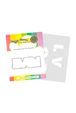 WAFFLE FLOWER WAFFLE FLOWER OVERLAPPING LOVE DIE-N-STENCIL