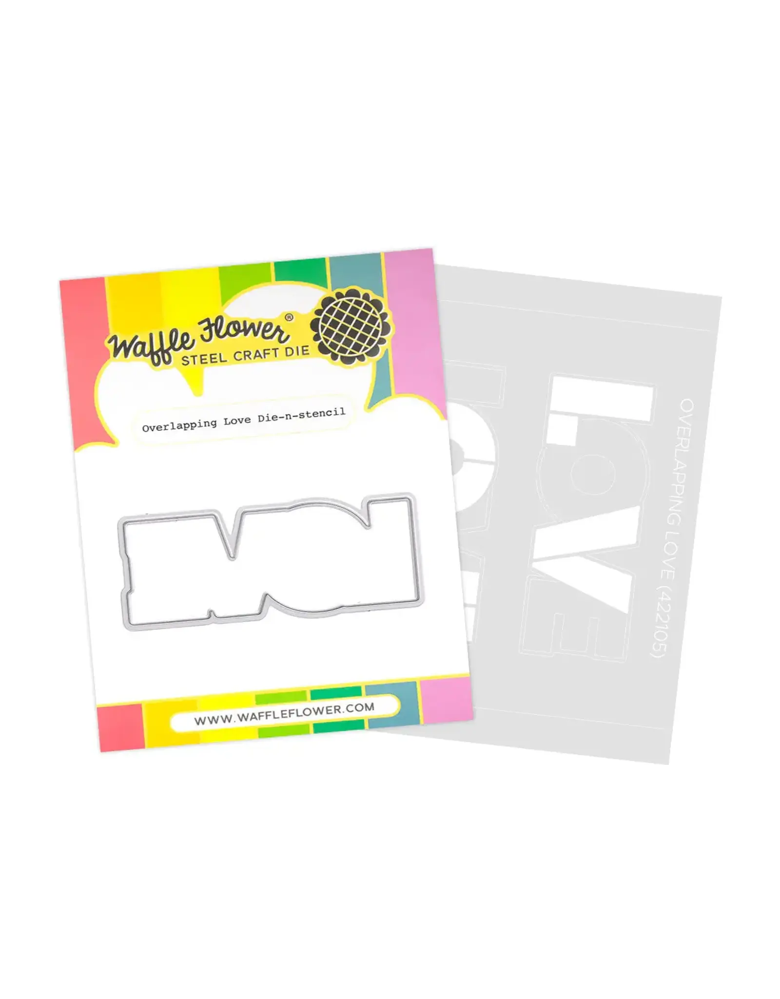 WAFFLE FLOWER WAFFLE FLOWER OVERLAPPING LOVE DIE-N-STENCIL