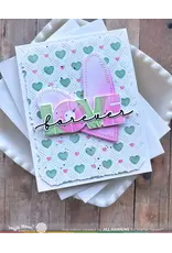 WAFFLE FLOWER WAFFLE FLOWER OVERLAPPING LOVE ADDITIONS CLEAR STAMP SET AND DIE COMBO