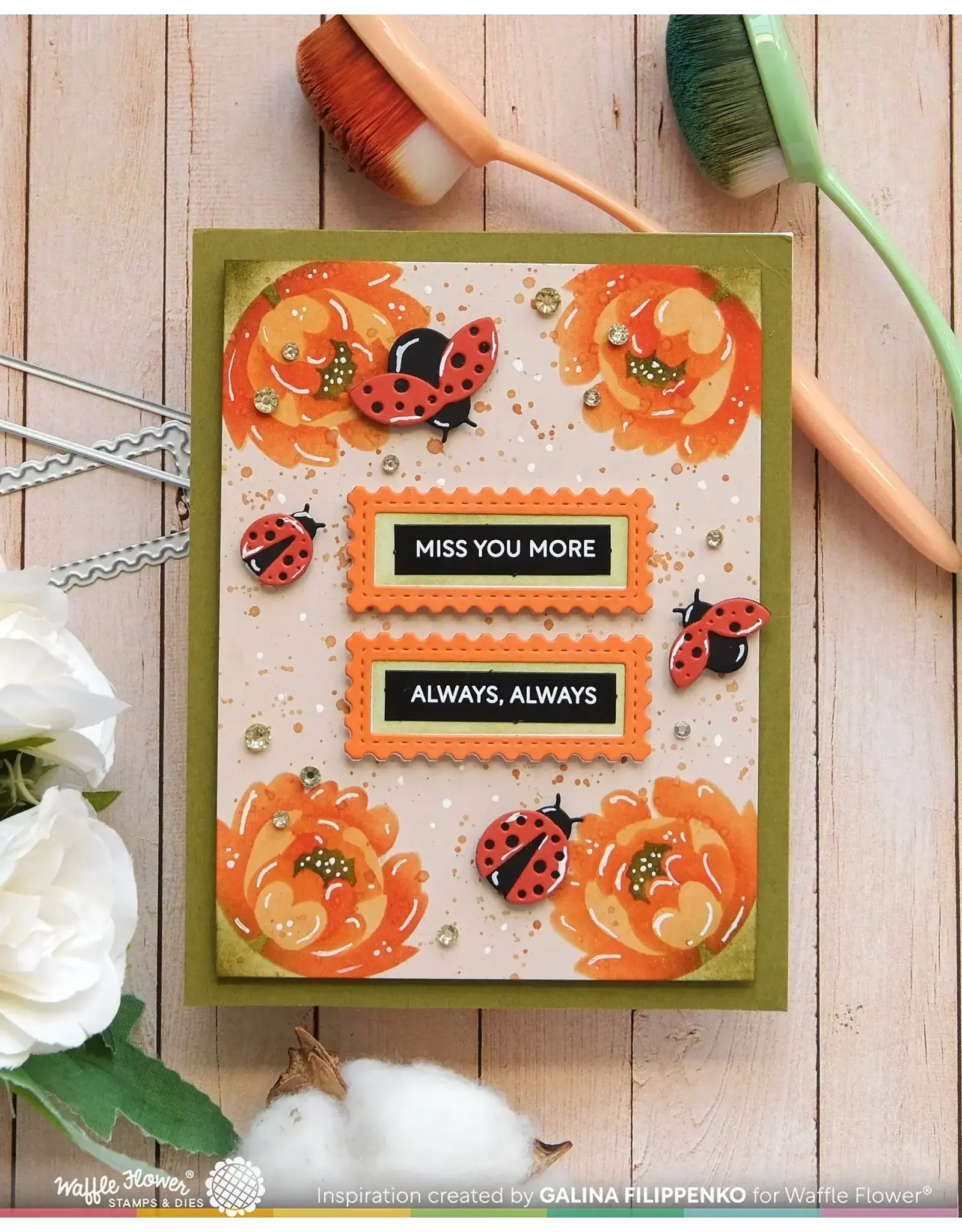 WAFFLE FLOWER WAFFLE FLOWER LADYBUG DIE SET