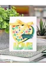 WAFFLE FLOWER WAFFLE FLOWER LOVE YOU MORE SENTIMENTS CLEAR STAMP SET AND DIE COMBO