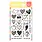 WAFFLE FLOWER WAFFLE FLOWER INSIDE ACCENTS - HEARTS CLEAR STAMP SET