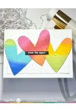 WAFFLE FLOWER WAFFLE FLOWER INSIDE ACCENTS - HEARTS CLEAR STAMP SET