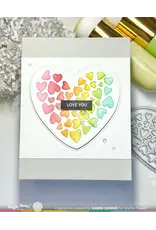 WAFFLE FLOWER WAFFLE FLOWER INLAID HEARTS DIE-N-STENCIL