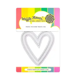 WAFFLE FLOWER WAFFLE FLOWER DOUBLE STITCHED HEARTS DIE SET
