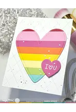 WAFFLE FLOWER WAFFLE FLOWER DOUBLE STITCHED HEARTS DIE SET