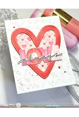 WAFFLE FLOWER WAFFLE FLOWER DASHED LATTICE HEARTS STENCIL SET