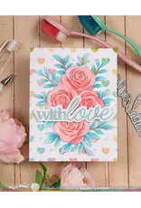 WAFFLE FLOWER WAFFLE FLOWER DASHED LATTICE HEARTS STENCIL SET