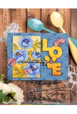 WAFFLE FLOWER WAFFLE FLOWER DASHED LATTICE DOTS STENCIL SET