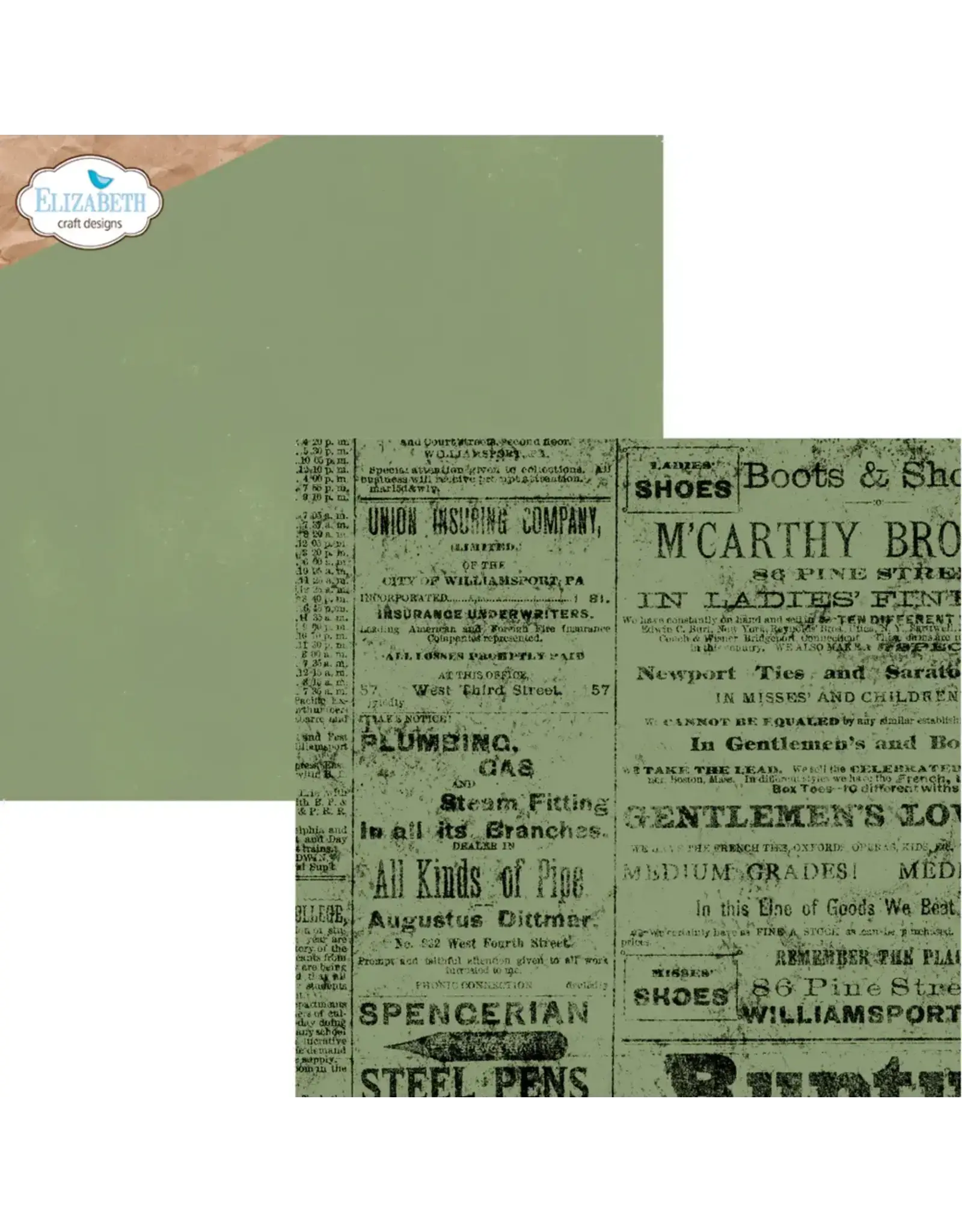 ELIZABETH CRAFT DESIGNS ELIZABETH CRAFT DESIGNS WINTER WANDERLUST 12x12 PATTERENED PAPER PACK