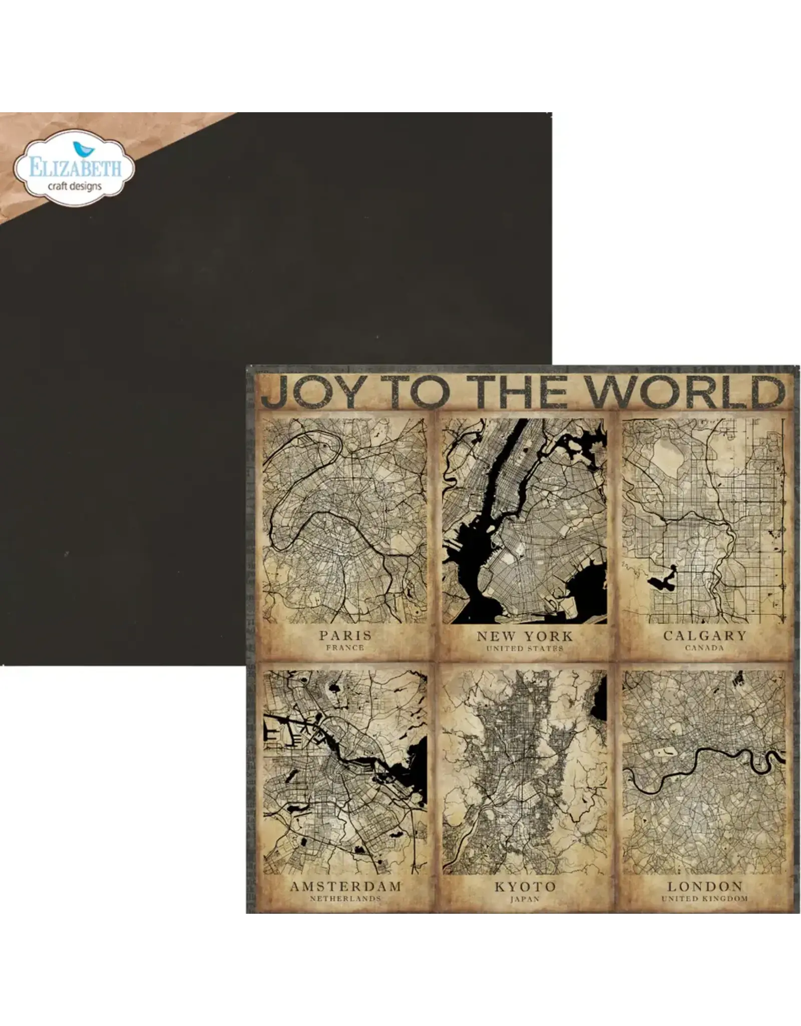 ELIZABETH CRAFT DESIGNS ELIZABETH CRAFT DESIGNS WINTER WANDERLUST 12x12 PATTERENED PAPER PACK