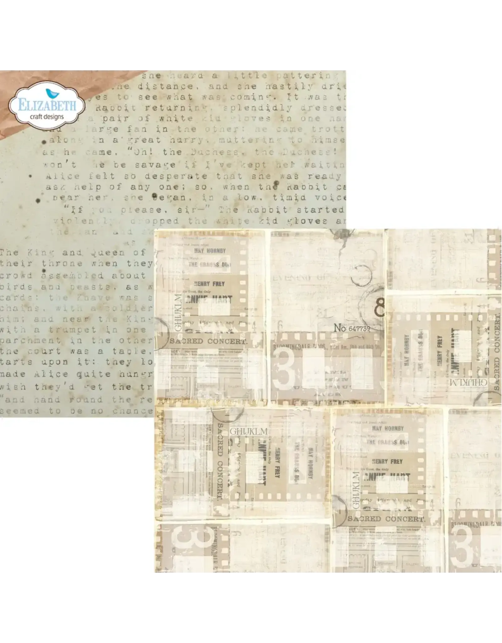 ELIZABETH CRAFT DESIGNS ELIZABETH CRAFT DESIGNS WINTER WANDERLUST 12x12 PATTERENED PAPER PACK