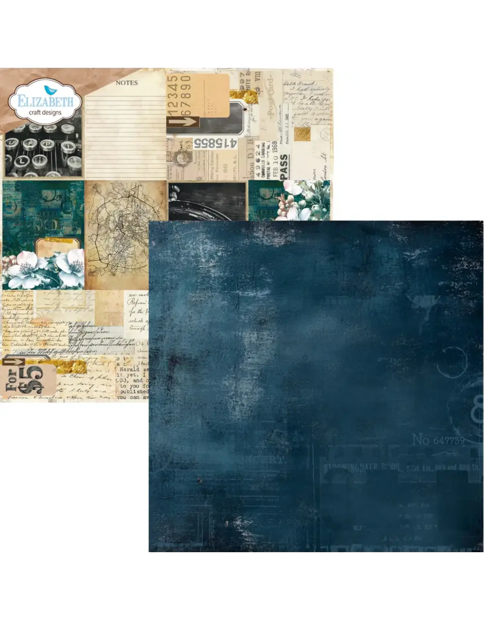 ELIZABETH CRAFT DESIGNS ELIZABETH CRAFT DESIGNS WINTER WANDERLUST 12x12 PATTERENED PAPER PACK