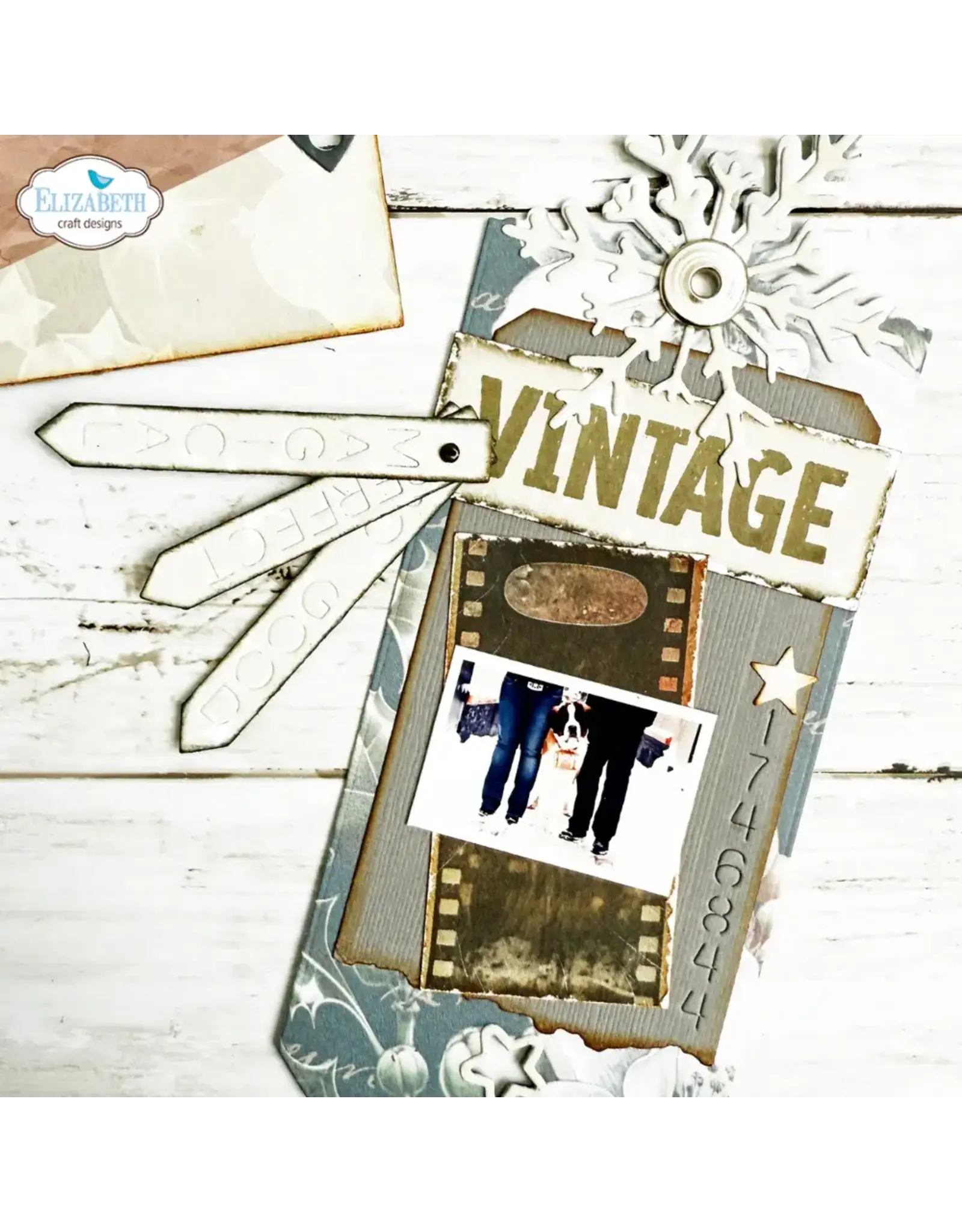 ELIZABETH CRAFT DESIGNS ELIZABETH CRAFT DESIGNS PLANNER ESSENTIALS WORDS CLEAR STAMP SET