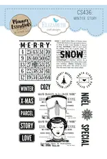 ELIZABETH CRAFT DESIGNS ELIZABETH CRAFT DESIGNS PLANNER ESSENTIALS WINTER STORY CLEAR STAMP SET