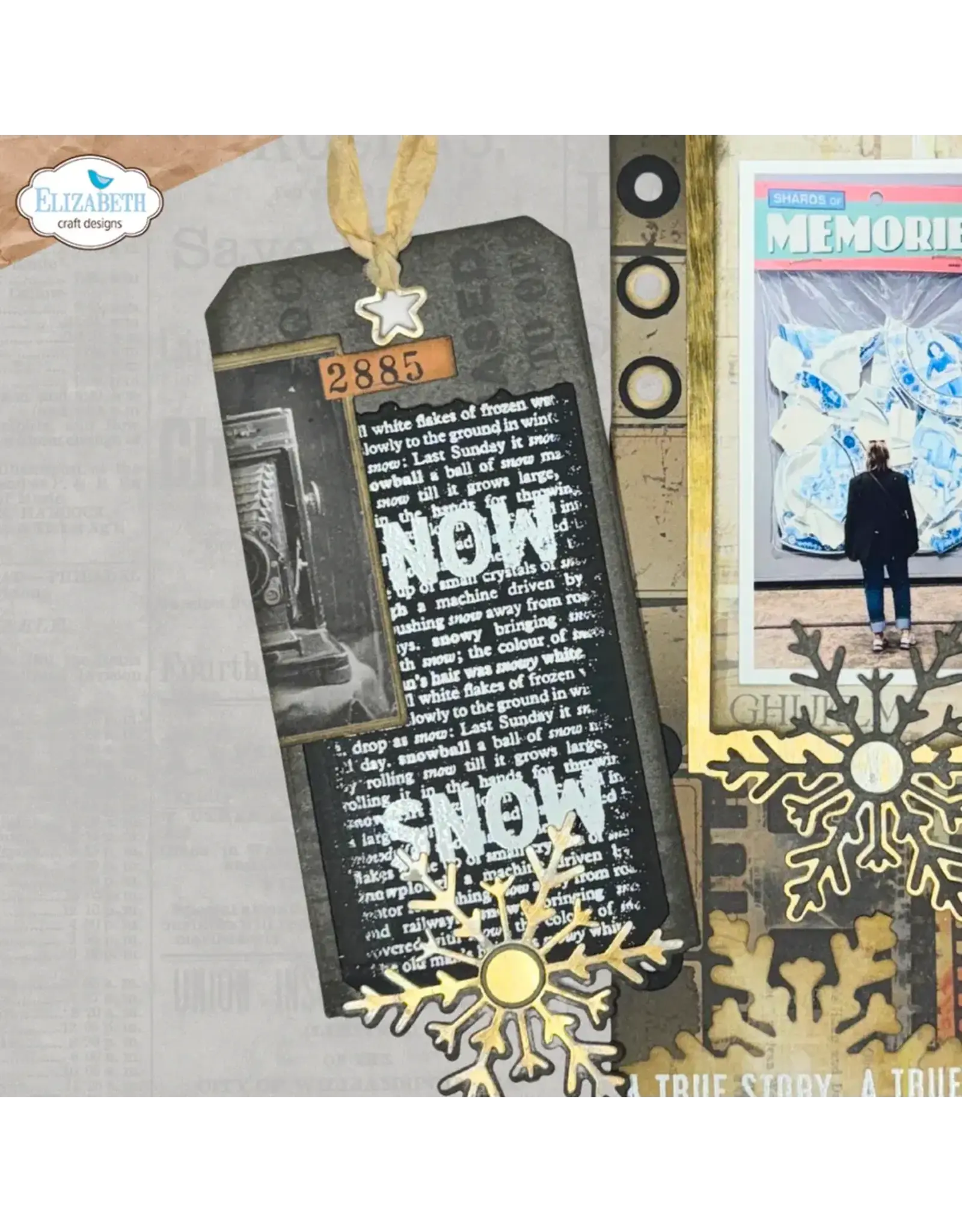 ELIZABETH CRAFT DESIGNS ELIZABETH CRAFT DESIGNS PLANNER ESSENTIALS WINTER STORY CLEAR STAMP SET