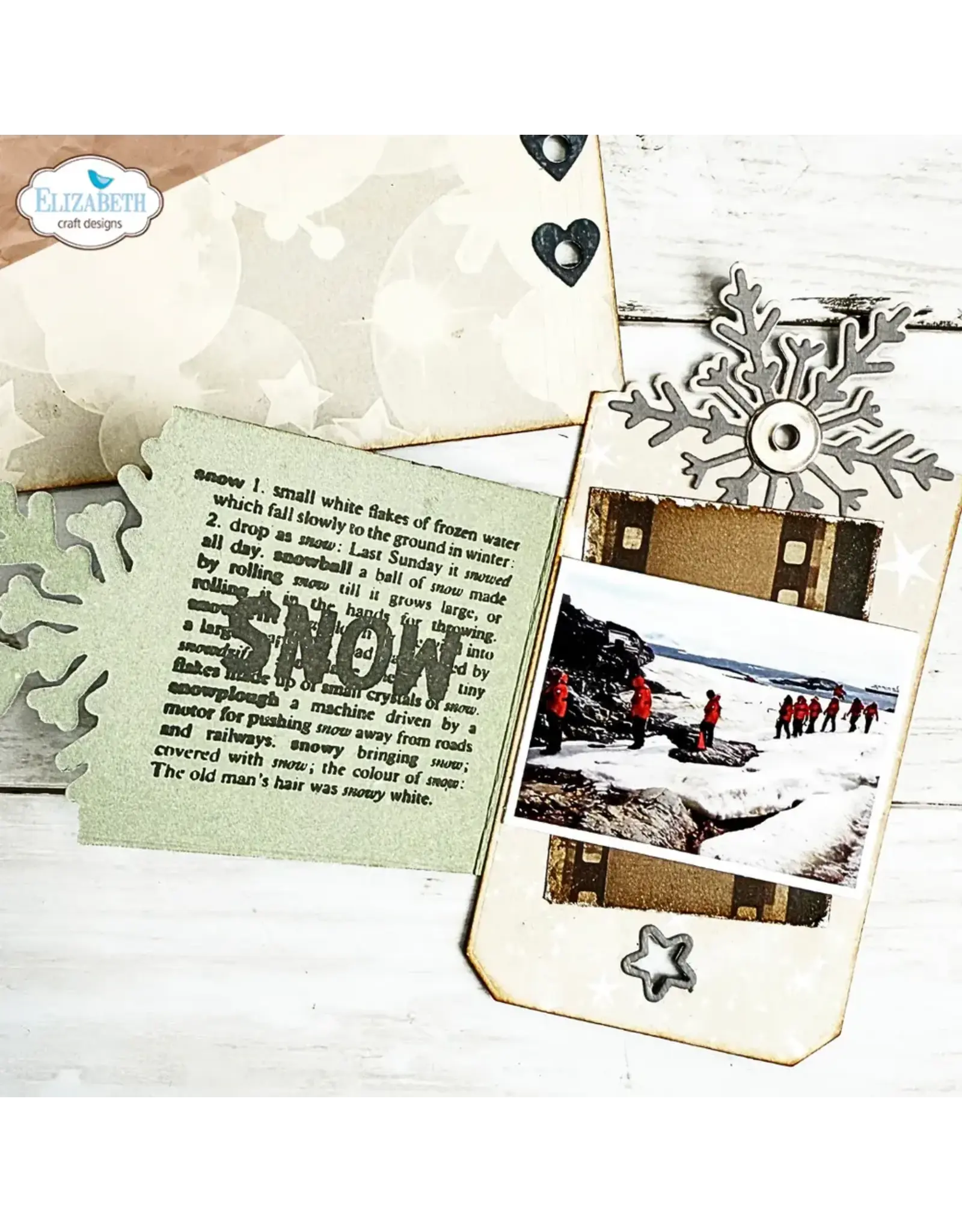 ELIZABETH CRAFT DESIGNS ELIZABETH CRAFT DESIGNS PLANNER ESSENTIALS WINTER STORY CLEAR STAMP SET