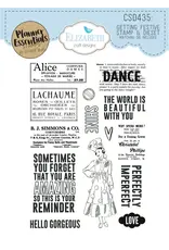 ELIZABETH CRAFT DESIGNS ELIZABETH CRAFT DESIGNS PLANNER ESSENTIALS GETTING FESTIVE CLEAR STAMP & DIE SET