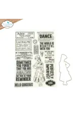 ELIZABETH CRAFT DESIGNS ELIZABETH CRAFT DESIGNS PLANNER ESSENTIALS GETTING FESTIVE CLEAR STAMP & DIE SET