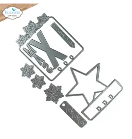 ELIZABETH CRAFT DESIGNS ELIZABETH CRAFT DESIGNS ESTHER GLAS PLANNER ESSENTIALS WINTERCARDS CARDLAB DIE SET