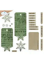 ELIZABETH CRAFT DESIGNS ELIZABETH CRAFT DESIGNS ESTHER GLAS PLANNER ESSENTIALS WINTER TAGS DIE SET