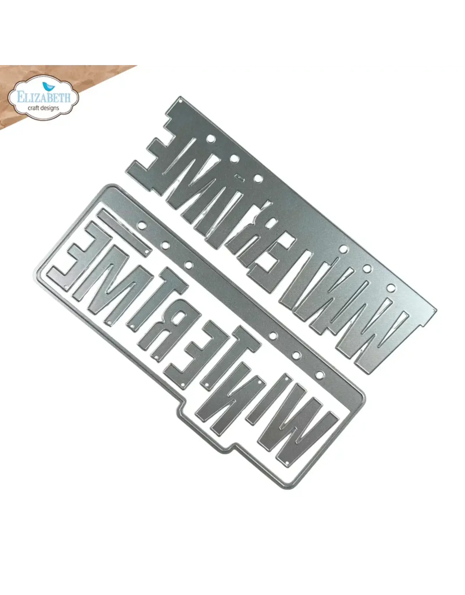 ELIZABETH CRAFT DESIGNS ELIZABETH CRAFT DESIGNS ESTHER GLAS PLANNER ESSENTIALS WINTERTIME WORDSTRIP DIE SET