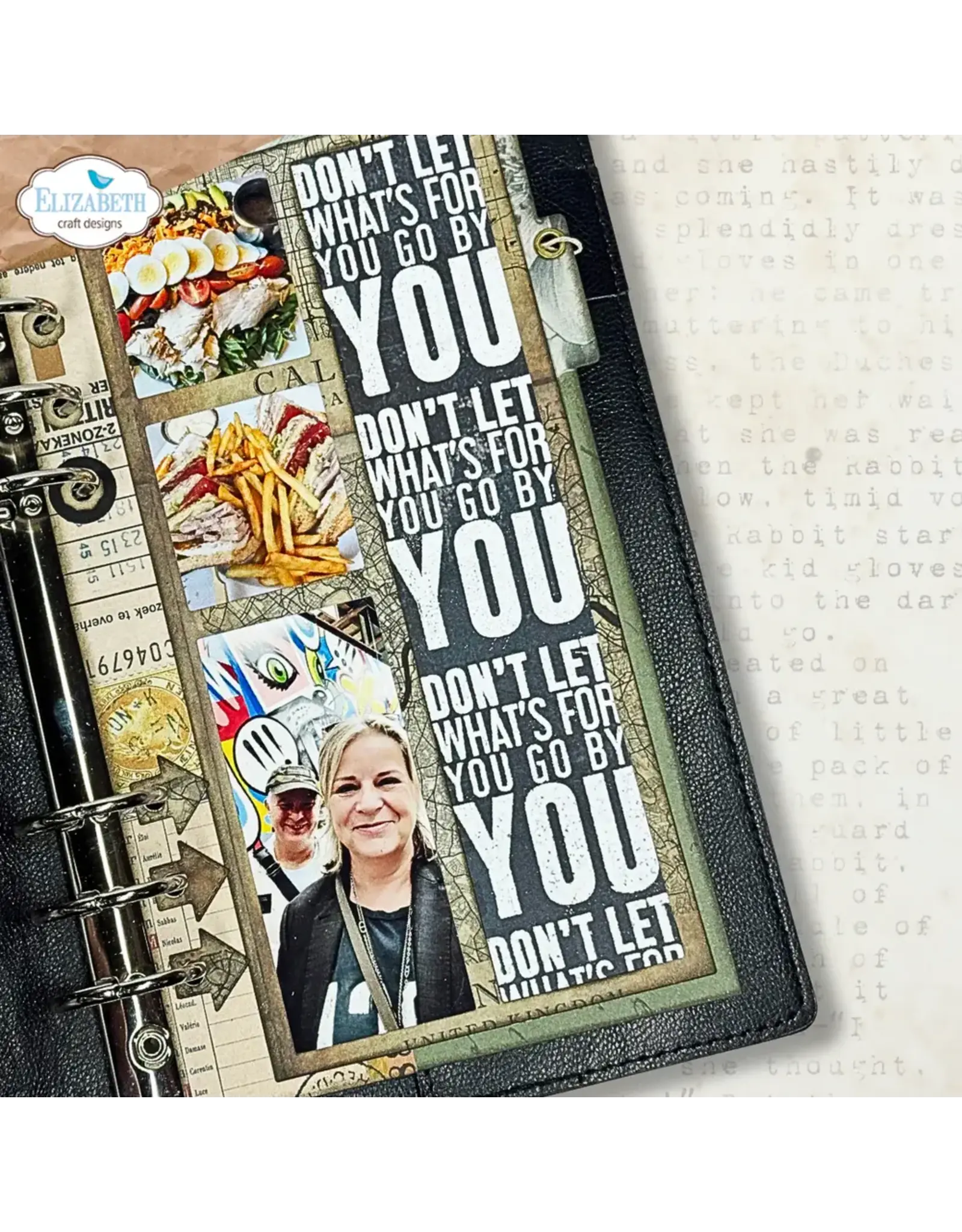 ELIZABETH CRAFT DESIGNS ELIZABETH CRAFT DESIGNS ESTHER GLAS PLANNER ESSENTIALS WINDOW OVERLAY 2 DIE SET