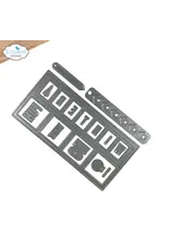 ELIZABETH CRAFT DESIGNS ELIZABETH CRAFT DESIGNS ESTHER GLAS PLANNER ESSENTIALS WINDOW OVERLAY 1 DIE SET