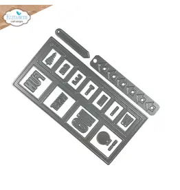 ELIZABETH CRAFT DESIGNS ELIZABETH CRAFT DESIGNS ESTHER GLAS PLANNER ESSENTIALS WINDOW OVERLAY 1 DIE SET