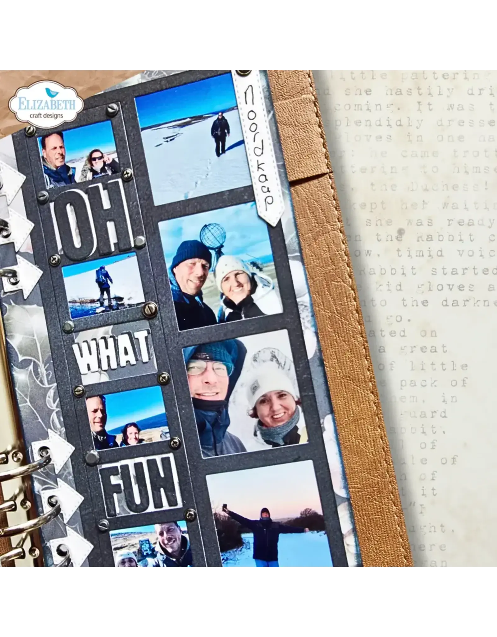 ELIZABETH CRAFT DESIGNS ELIZABETH CRAFT DESIGNS ESTHER GLAS PLANNER ESSENTIALS WINDOW OVERLAY 1 DIE SET