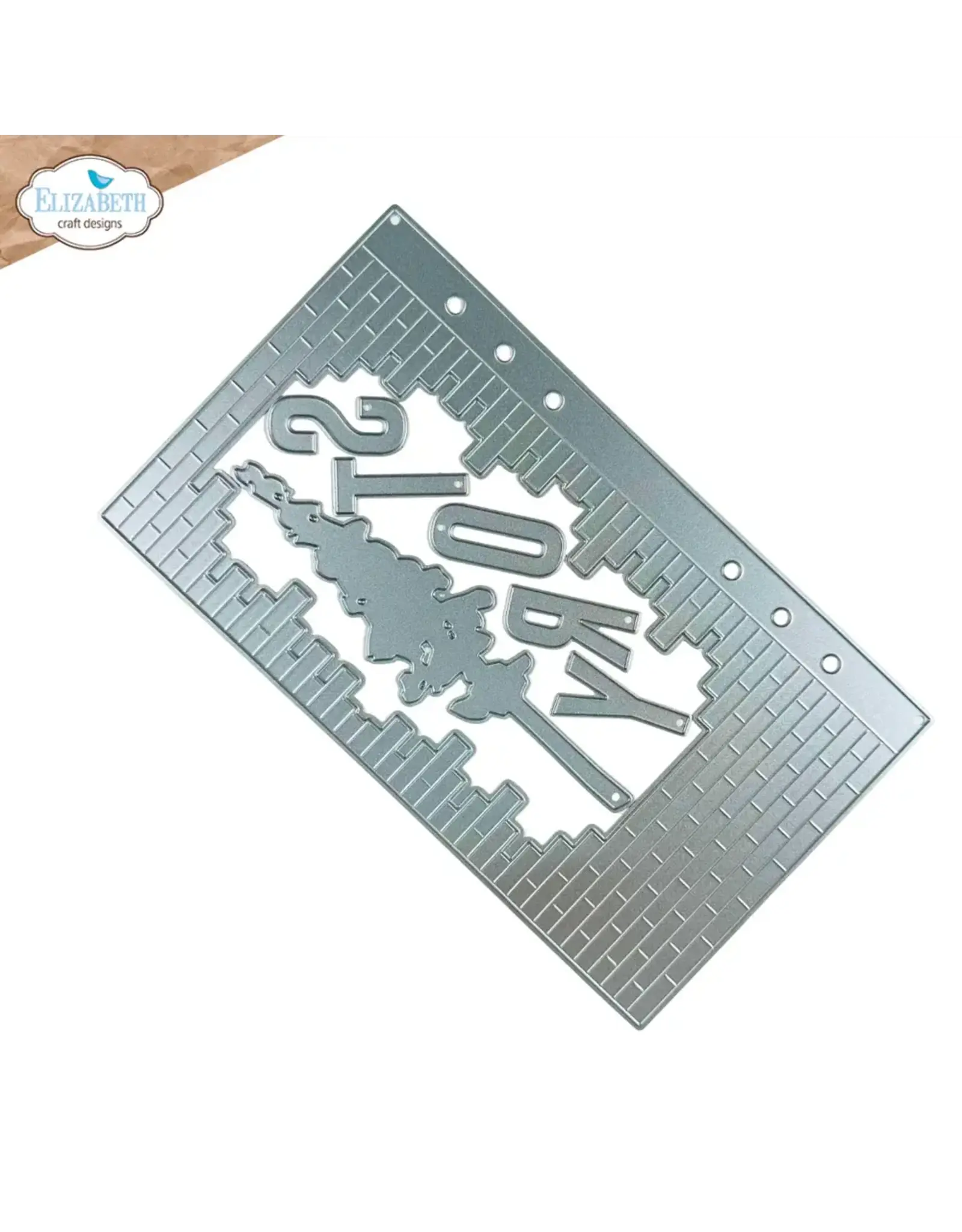 ELIZABETH CRAFT DESIGNS ELIZABETH CRAFT DESIGNS ESTHER GLAS PLANNER ESSENTIALS BRICK FRAME DIE SET