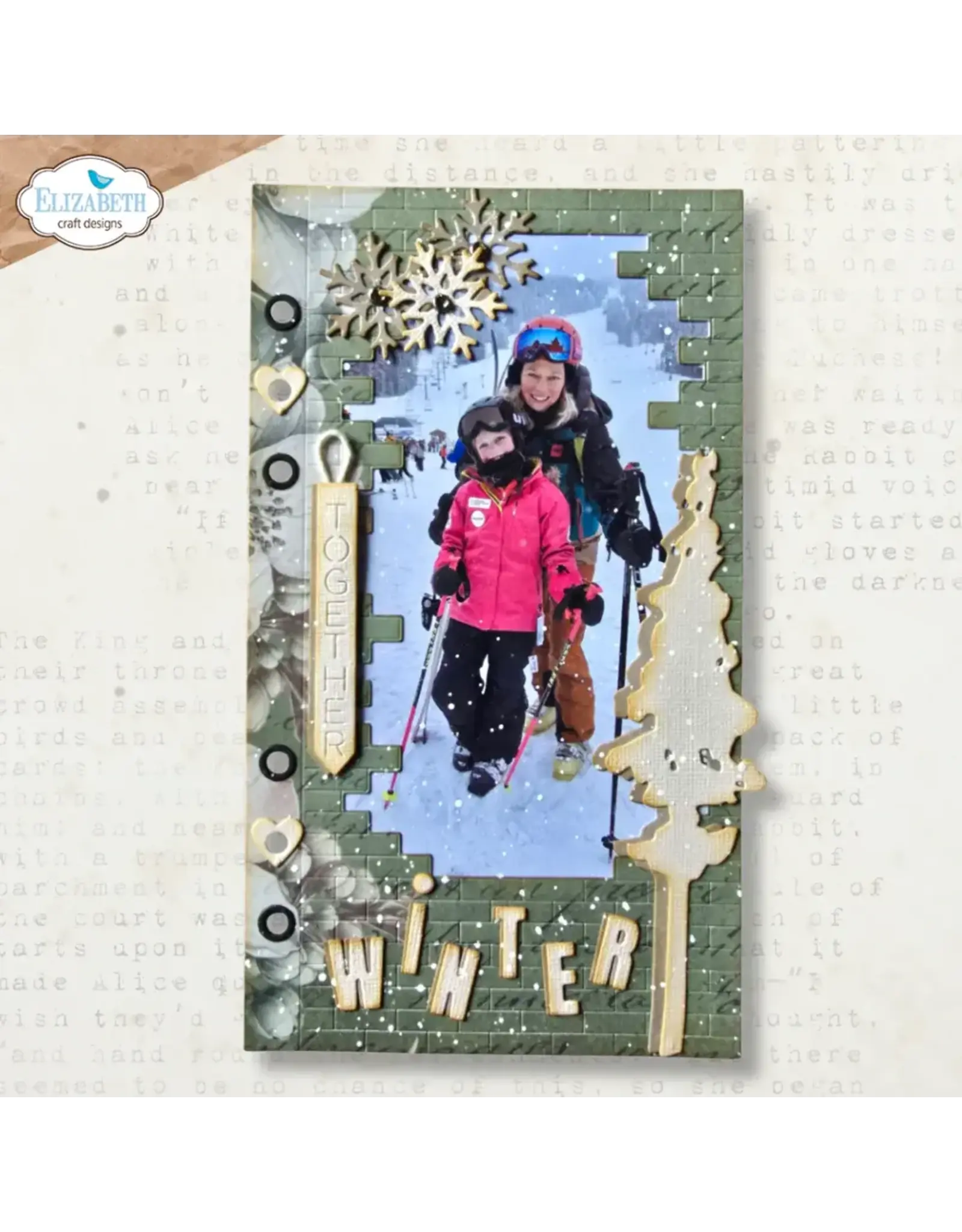 ELIZABETH CRAFT DESIGNS ELIZABETH CRAFT DESIGNS ESTHER GLAS PLANNER ESSENTIALS BRICK FRAME DIE SET