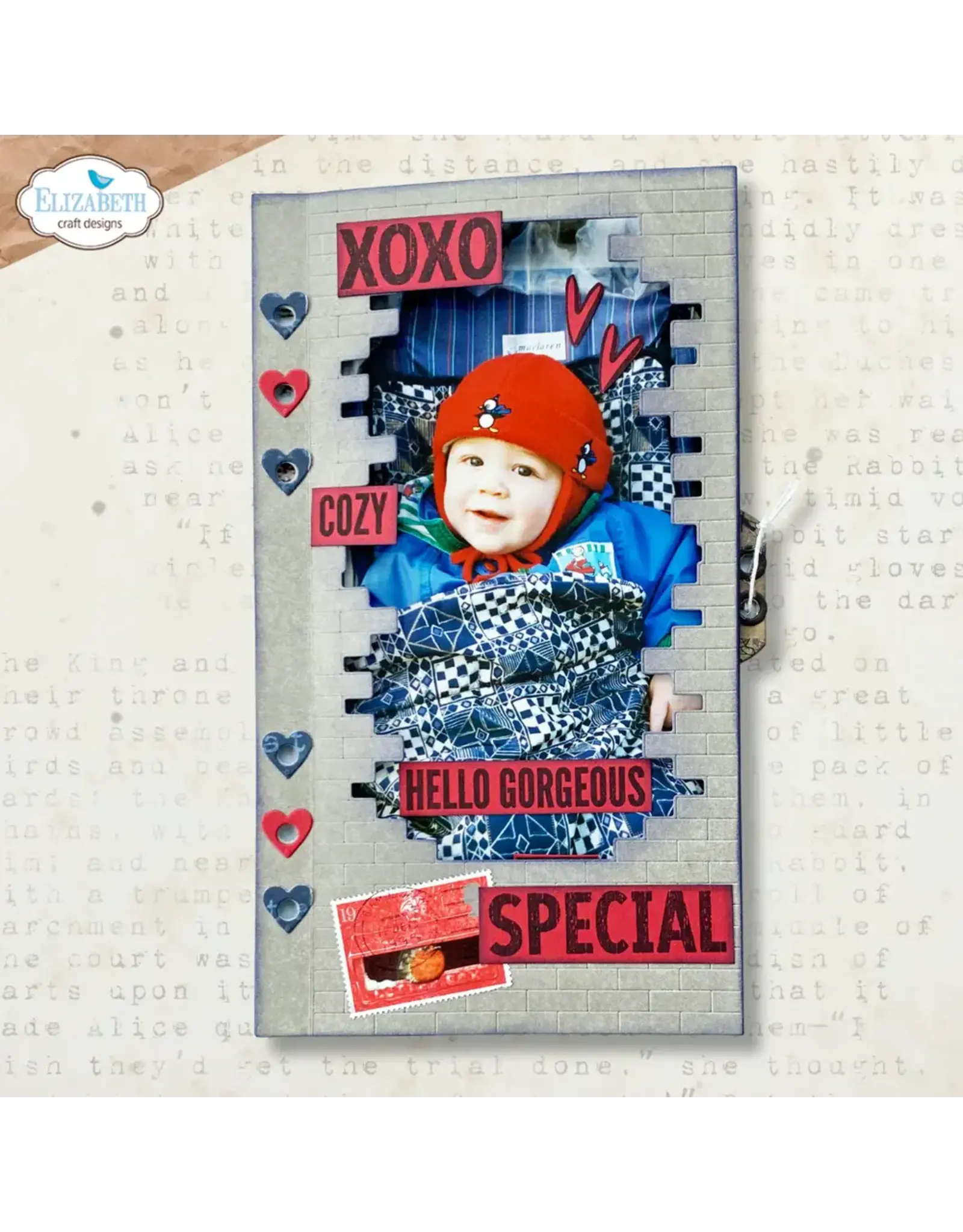 ELIZABETH CRAFT DESIGNS ELIZABETH CRAFT DESIGNS ESTHER GLAS PLANNER ESSENTIALS BRICK FRAME DIE SET