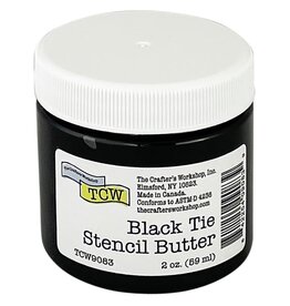 CRAFTERS WORKSHOP THE CRAFTER'S WORKSHOP BLACK TIE STENCIL BUTTER 2oz