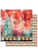 PAPER ROSE PAPER ROSE MERRY AND BRIGHT BASICS - C 12x12 CARDSTOCK