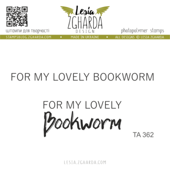 LESIA ZGHARDA DESIGN LESIA ZGHARDA DESIGN FOR MY LOVELY BOOKWORM CLEAR STAMP SET