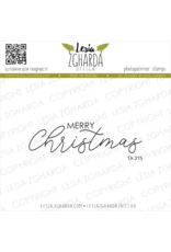 LESIA ZGHARDA DESIGN LESIA ZGHARDA DESIGN MERRY CHRISTMAS CLEAR STAMP SET