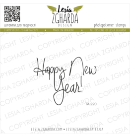 LESIA ZGHARDA DESIGN LESIA ZGHARDA DESIGN HAPPY NEW YEAR! CLEAR STAMP