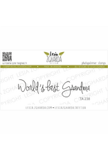 LESIA ZGHARDA DESIGN LESIA ZGHARDA DESIGN WORLD'S BEST GRANDMA CLEAR STAMP