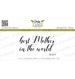 LESIA ZGHARDA DESIGN LESIA ZGHARDA DESIGN BEST MOTHER IN THE WORLD CLEAR STAMP