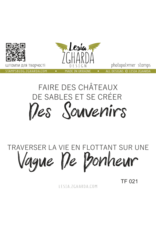 LESIA ZGHARDA DESIGN LESIA ZGHARDA DESIGN FAIRE DES CHÂTEAUX CLEAR STAMP SET