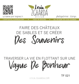 LESIA ZGHARDA DESIGN LESIA ZGHARDA DESIGN FAIRE DES CHÂTEAUX CLEAR STAMP SET