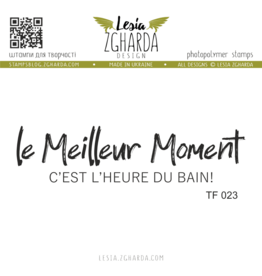 LESIA ZGHARDA DESIGN LESIA ZGHARDA DESIGN LE MEILLEUR MOMENT CLEAR STAMP