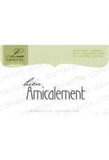 LESIA ZGHARDA DESIGN LESIA ZGHARDA DESIGN BIEN AMICALEMENT CLEAR STAMP