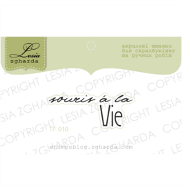 LESIA ZGHARDA DESIGN LESIA ZGHARDA DESIGN SOURIS À LA VIE CLEAR STAMP