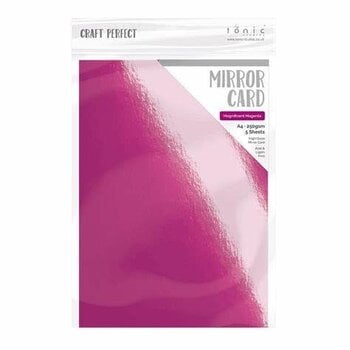 TONIC TONIC STUDIOS MIRROR CARD MAGNIFICENT MAGENTA 8.5X11 5 PK