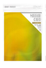 TONIC TONIC STUDIOS MIRROR CARD INCA GOLD 8.5X11 5 PK