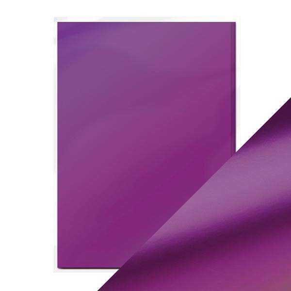 TONIC TONIC STUDIOS MIRROR CARD SATIN EFFECT PURPLE MIST 8.5X11 5 PK